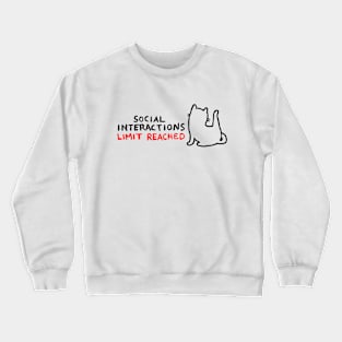 Funny cat Crewneck Sweatshirt